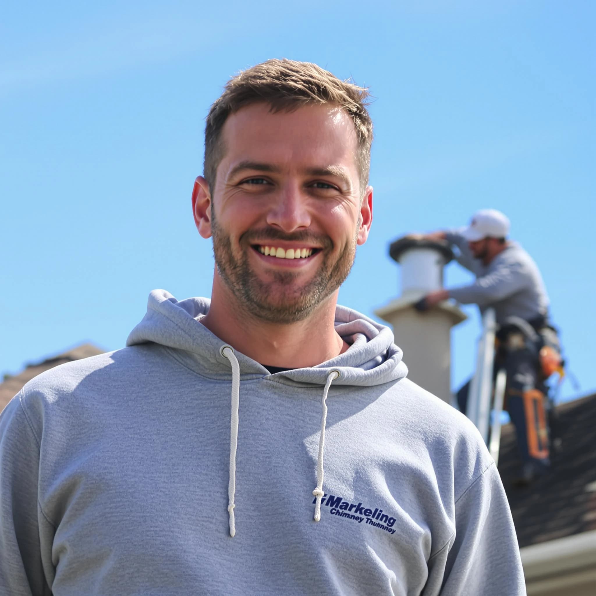 The Ettrick Chimney Sweep team.