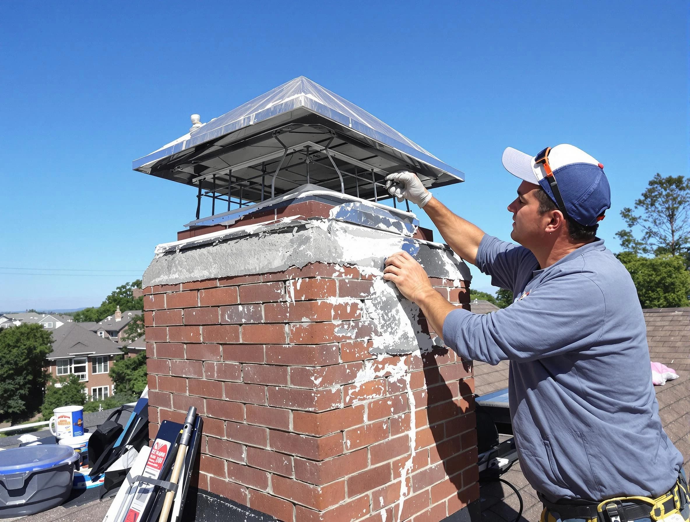 Chimney Crown Services service in Ettrick, VA